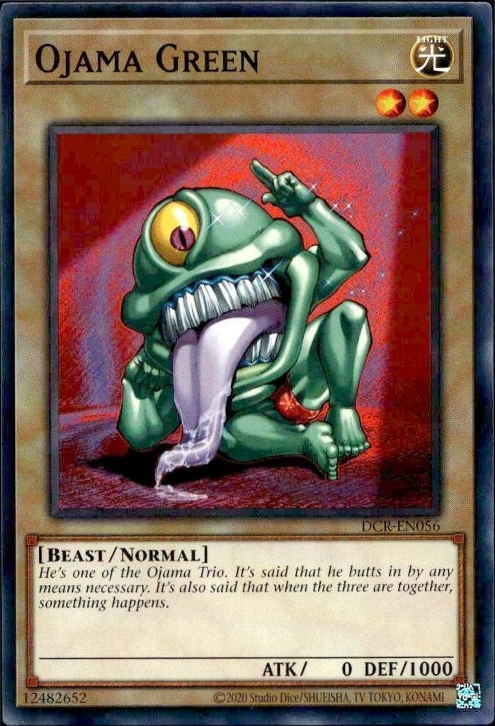 2023 Yu-Gi-Oh Dark Crisis Ojama Green #DCR-EN056 trading card