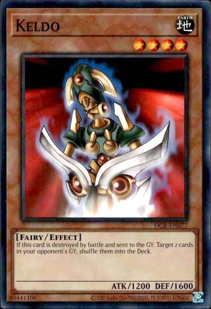 2023 Yu-Gi-Oh Dark Crisis Keldo #DCR-EN077 trading card