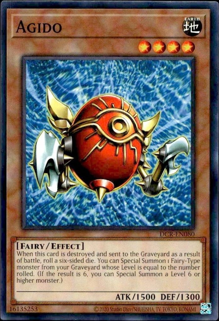 2023 Yu-Gi-Oh Dark Crisis Agido #DCR-EN080 trading card