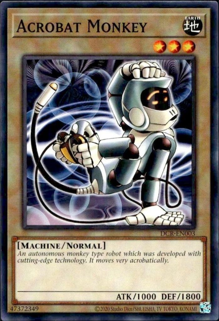 2023 Yu-Gi-Oh Dark Crisis Acrobat Monkey #DCR-EN003 trading card