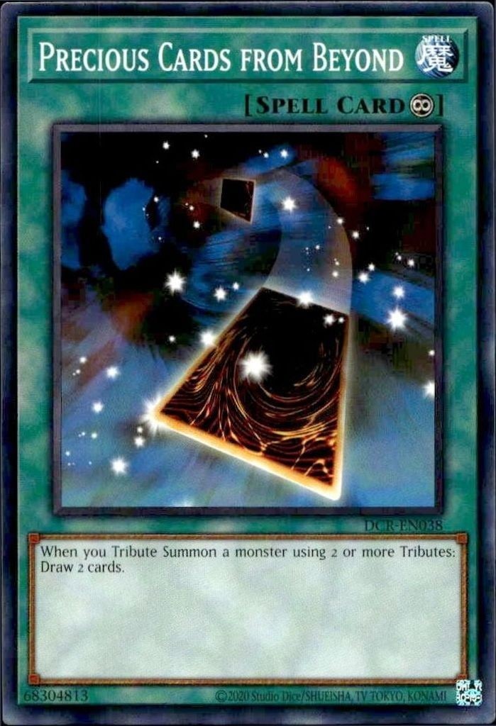 2023 Yu-Gi-Oh Dark Crisis Precious Cards from Beyond #DCR-EN038 trading card