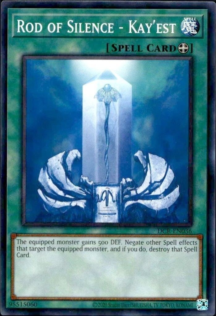 2023 Yu-Gi-Oh! Dark Crisis Rod of Silence - Kay'est #DCR-EN036 Yu-Gi-Oh! card front
