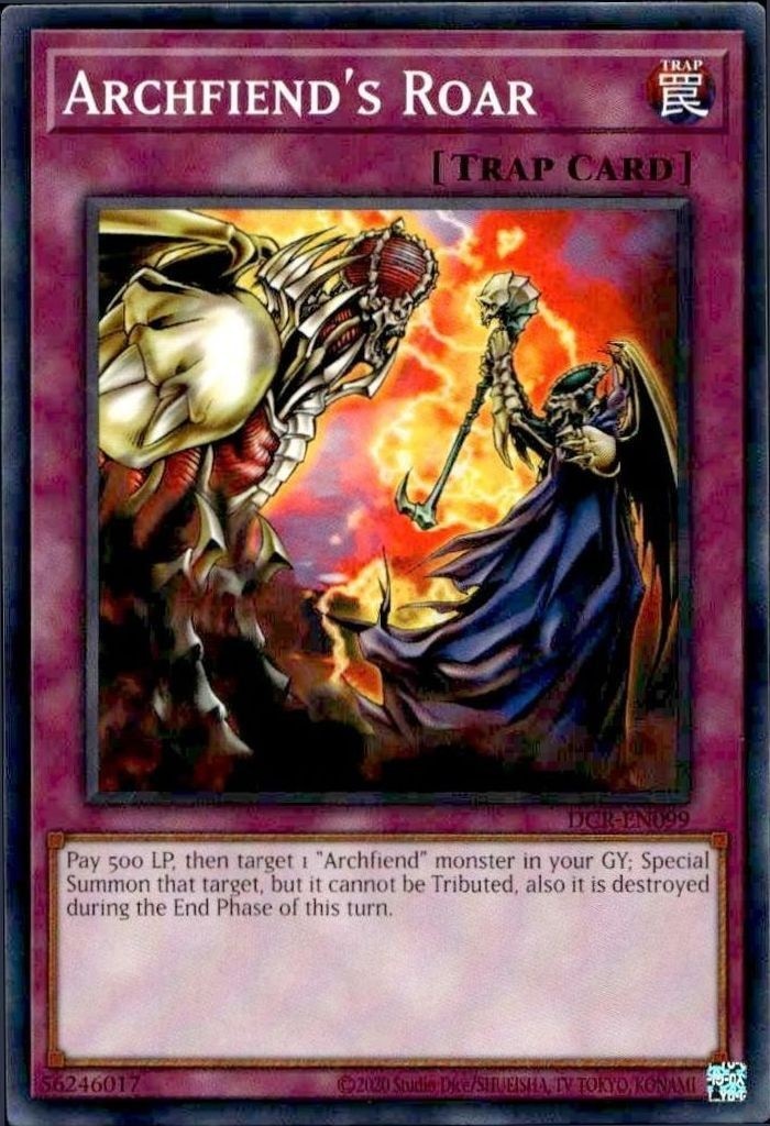 2023 Yu-Gi-Oh! Dark Crisis Archfiend's Roar #DCR-EN099 Yu-Gi-Oh! card front
