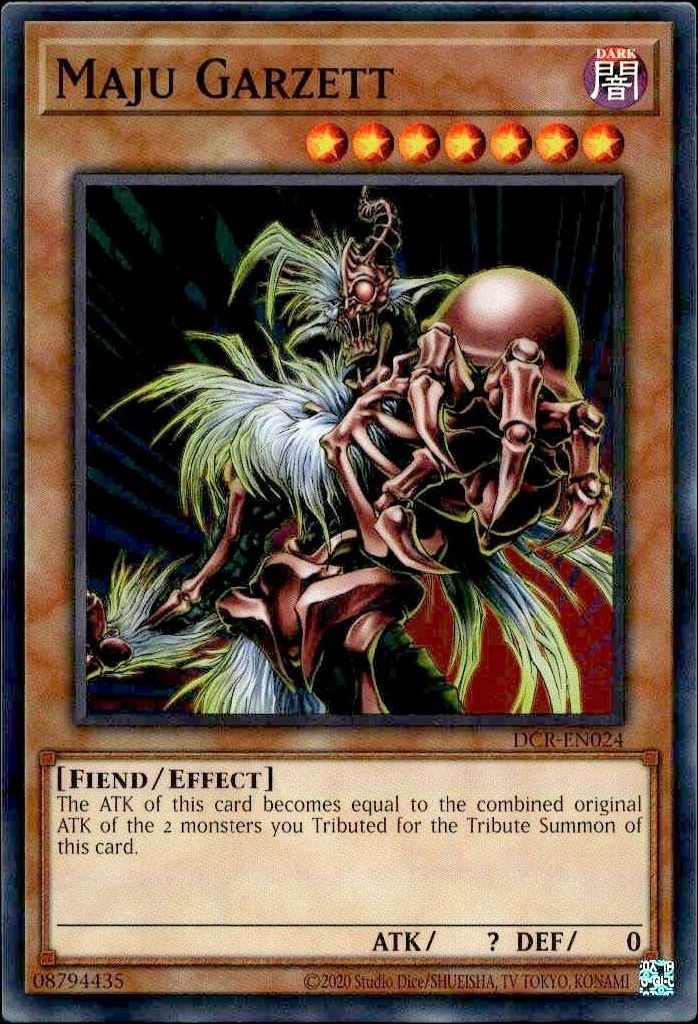 2023 Yu-Gi-Oh Dark Crisis Maju Garzett #DCR-EN024 trading card