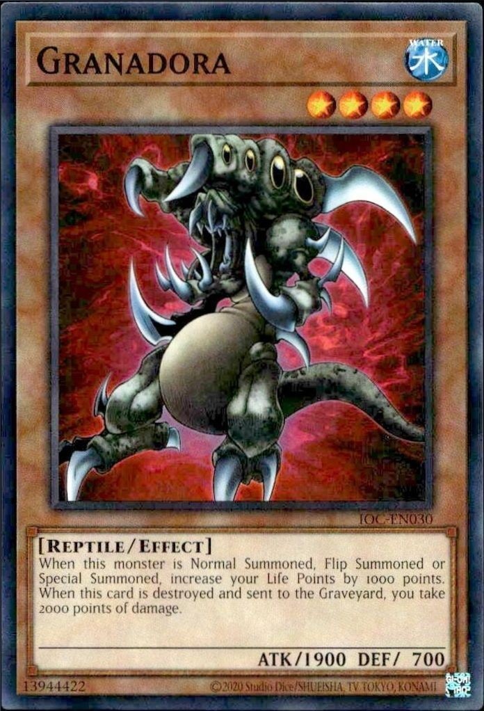 2023 Yu-Gi-Oh! Invasion of Chaos Granadora #IOC-EN030 trading card