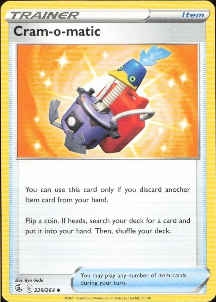 2021 Pokémon Fusion Strike Cram-O-Matic #229/264 Pokémon card front