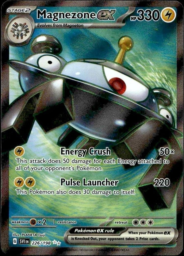 2023 Pokémon Scarlet & Violet Magnezone ex #226/198 trading card