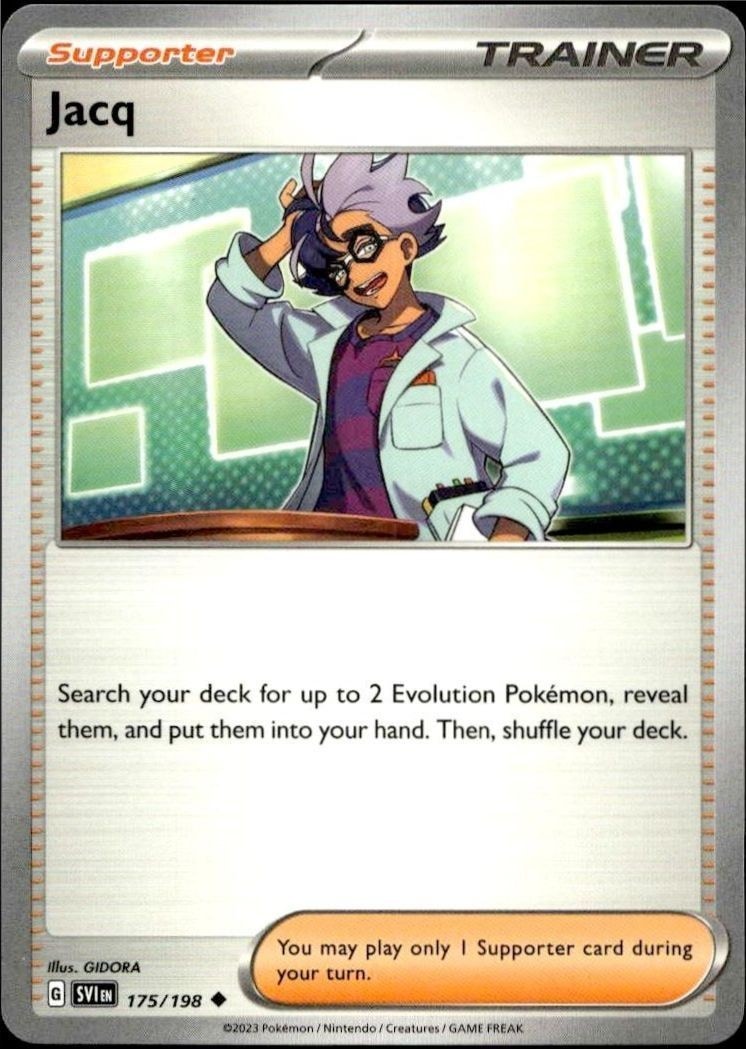 2023 Pokémon Scarlet & Violet Jacq #175/198 Pokémon card front