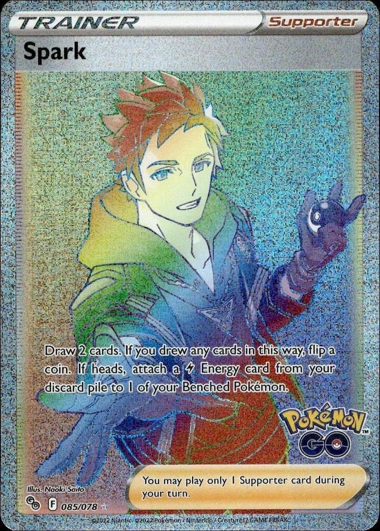 2022 Pokémon Pokémon GO Spark #085/078 trading card