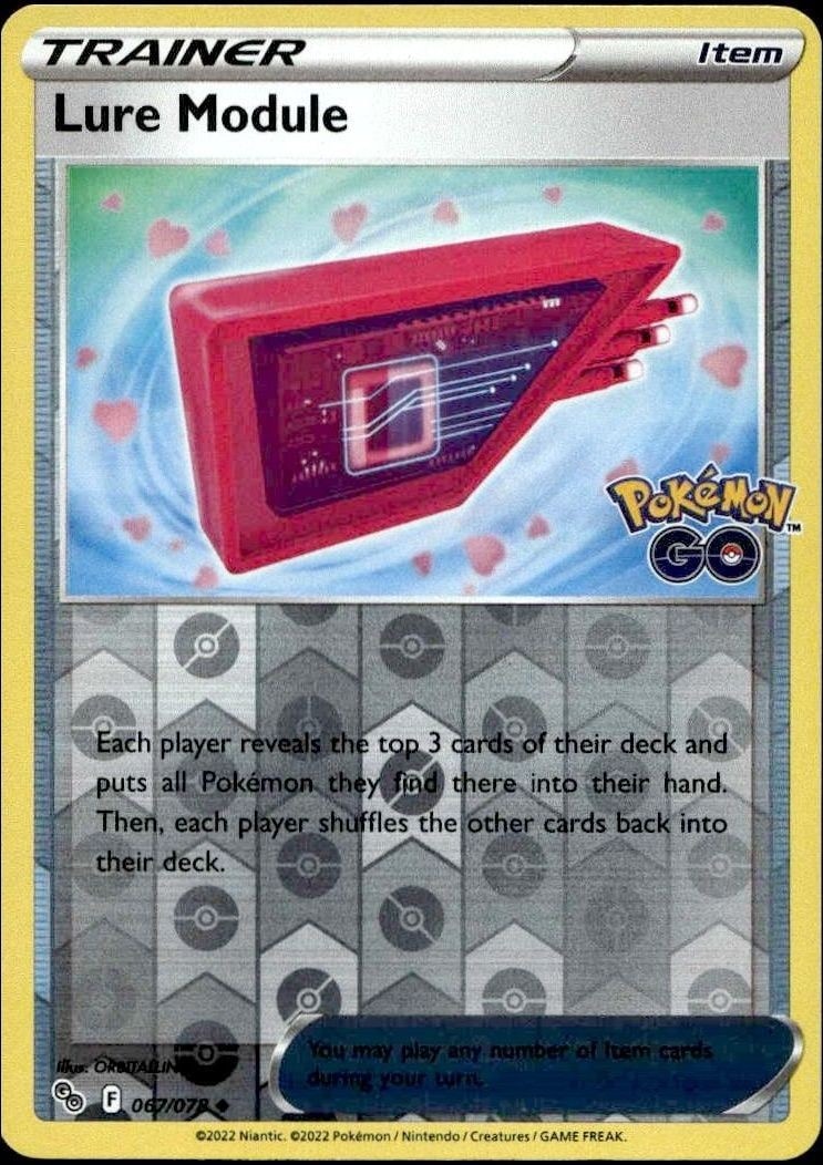 2022 Pokémon Go Lure Module #067/078 Pokémon card front