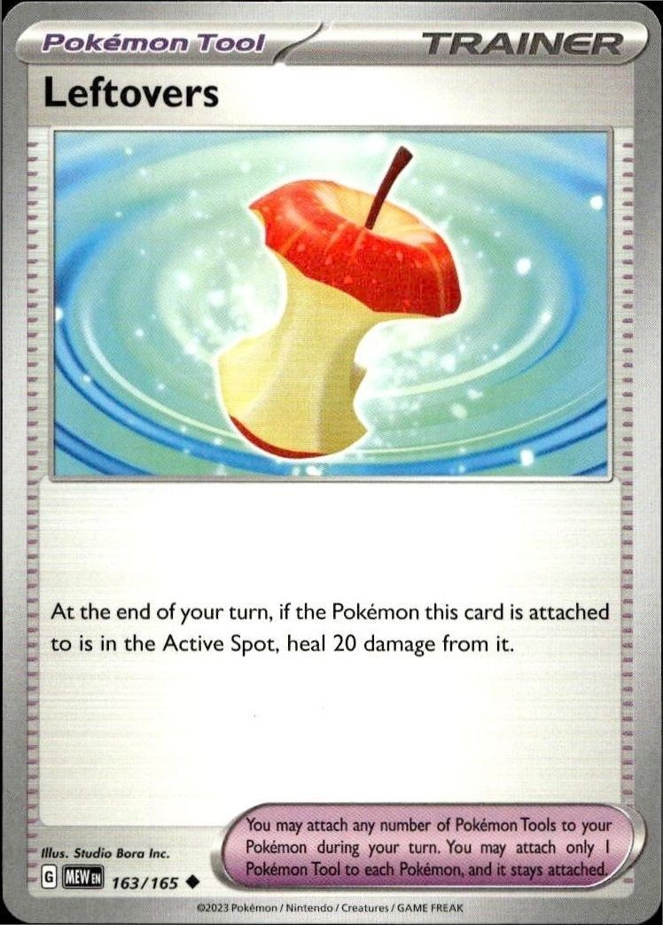 2023 Pokémon 151 Leftovers #163/165 Pokémon card front