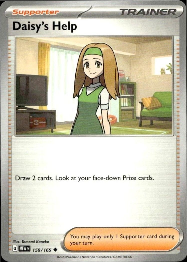 2023 Pokémon 151 Daisy's Help #158/165 Pokémon card front