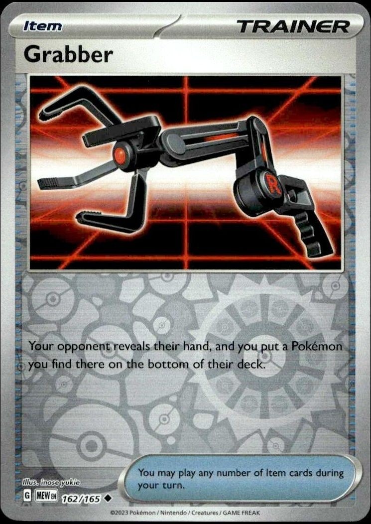 2023 Pokémon 151 Grabber #162/165 trading card