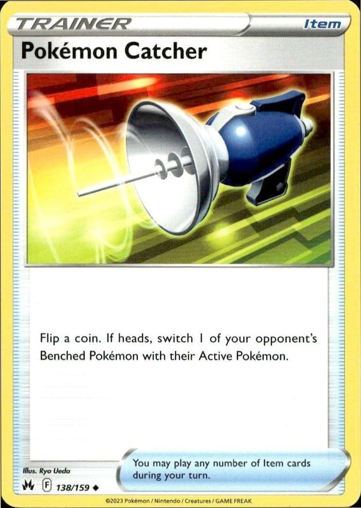 2023 Pokémon Crown Zenith Pokémon Catcher #138/159 trading card