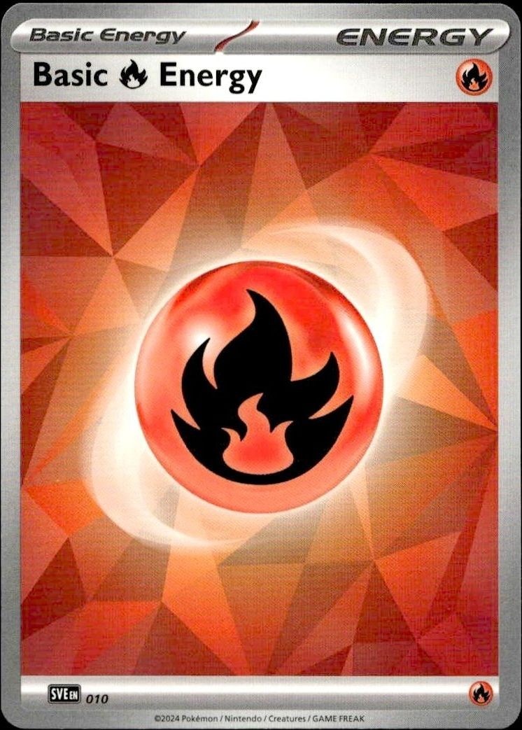 2023 Pokémon Scarlet & Violet Basic Fire Energy #010/198 trading card