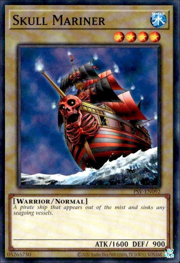2023 Yu-Gi-Oh! Pharaoh's Servant Skull Mariner #PSV-EN092 Yu-Gi-Oh! card front