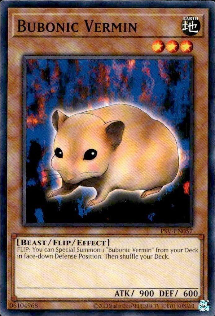 2023 Yu-Gi-Oh! Pharaoh's Servant Bubonic Vermin #PSV-EN057 Yu-Gi-Oh! card front