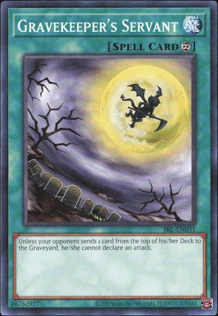 2023 Yu-Gi-Oh! Spell Ruler Gravekeeper'S Servant #SRL-EN031 Yu-Gi-Oh! card front