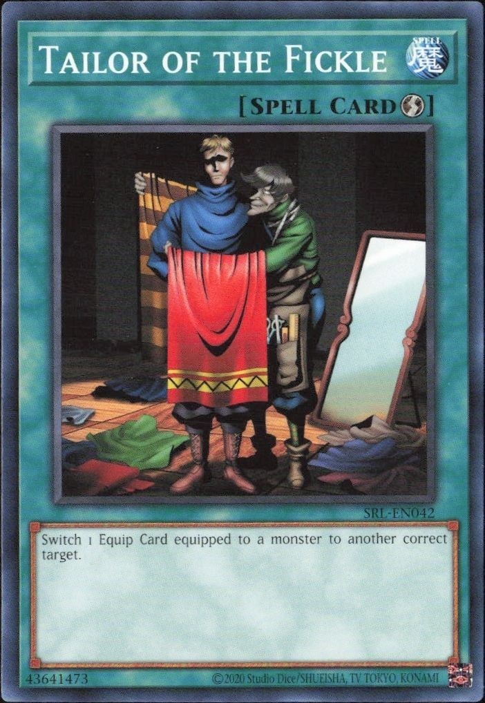 2023 Yu-Gi-Oh! Spell Ruler Tailor Of The Fickle #SRL-EN042 Yu-Gi-Oh! card front