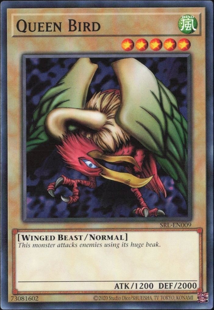 2023 Yu-Gi-Oh! Spell Ruler Queen Bird #SRL-EN009 Yu-Gi-Oh! card front