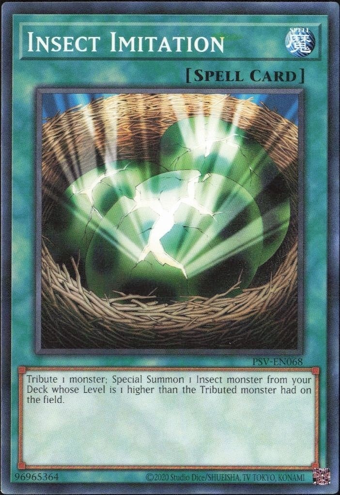 2023 Yu-Gi-Oh Pharaoh's Servant Insect Imitation #PSV-EN068 trading card