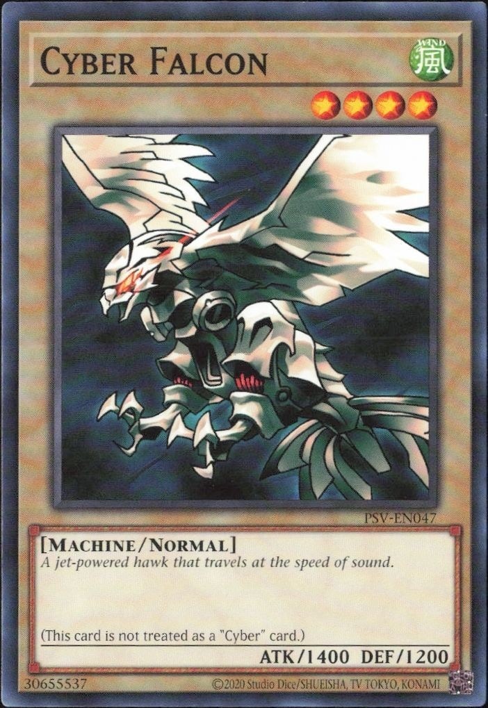 2023 Yu-Gi-Oh! Pharaoh's Servant Cyber Falcon #PSV-EN047 Yu-Gi-Oh! card front
