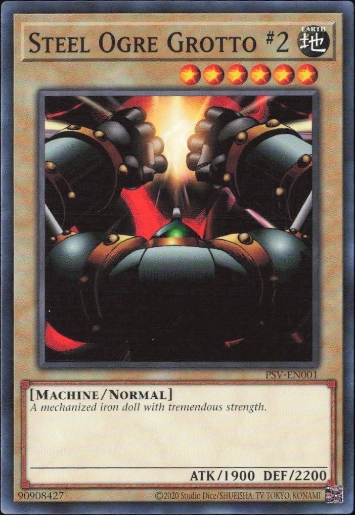 2023 Yu-Gi-Oh! Pharaoh's Servant Steel Ogre Grotto #2 #PSV-EN001 Yu-Gi-Oh! card front