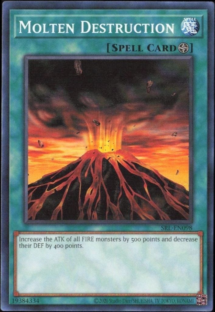 2023 Yu-Gi-Oh! Spell Ruler Molten Destruction #SRL-EN098 Yu-Gi-Oh! card front