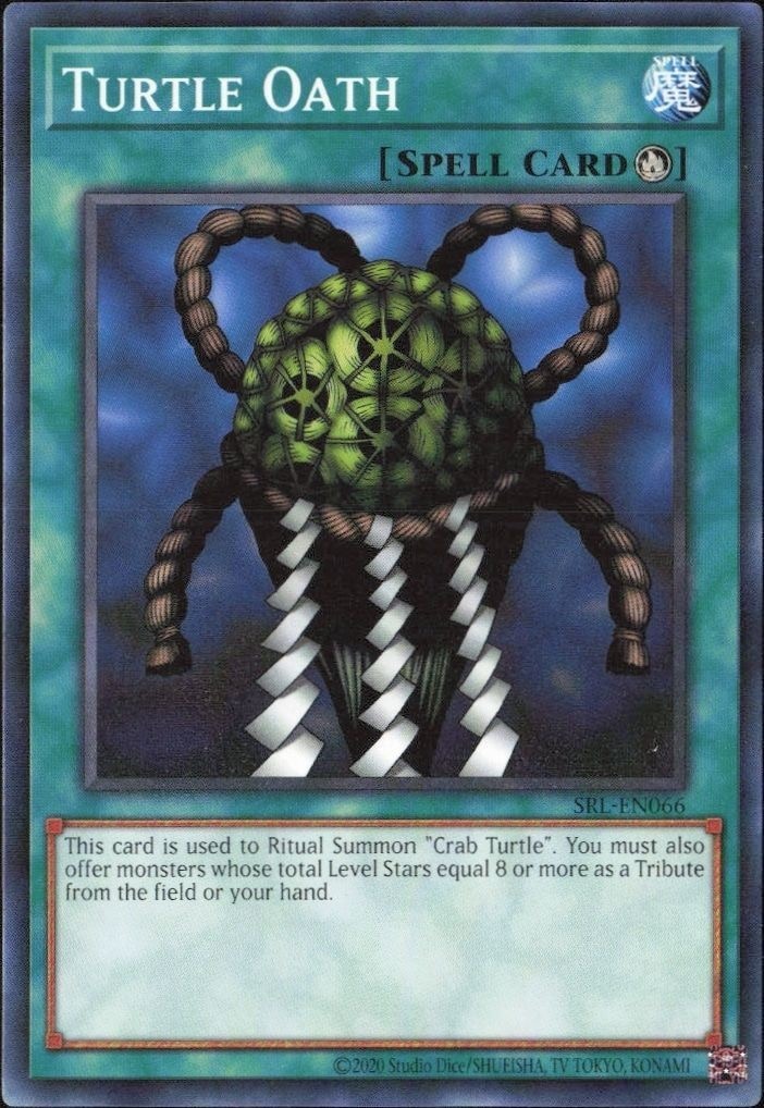 2023 Yu-Gi-Oh Spell Ruler Turtle Oath #SRL-EN066 trading card