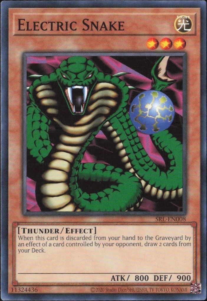 2023 Yu-Gi-Oh! Spell Ruler Electric Snake #SRL-EN008 Yu-Gi-Oh! card front