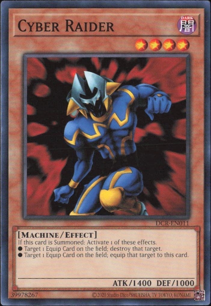 2023 Yu-Gi-Oh Dark Crisis Cyber Raider #DCR-EN011 trading card
