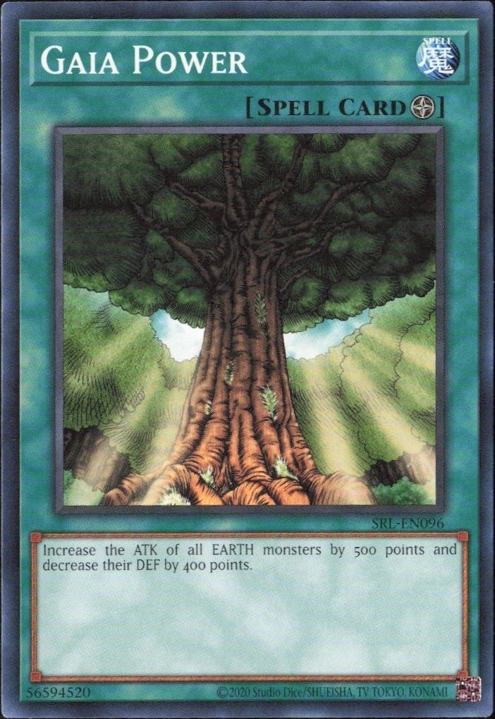 2023 Yu-Gi-Oh! Spell Ruler Gaia Power #SRL-EN096 Yu-Gi-Oh! card front