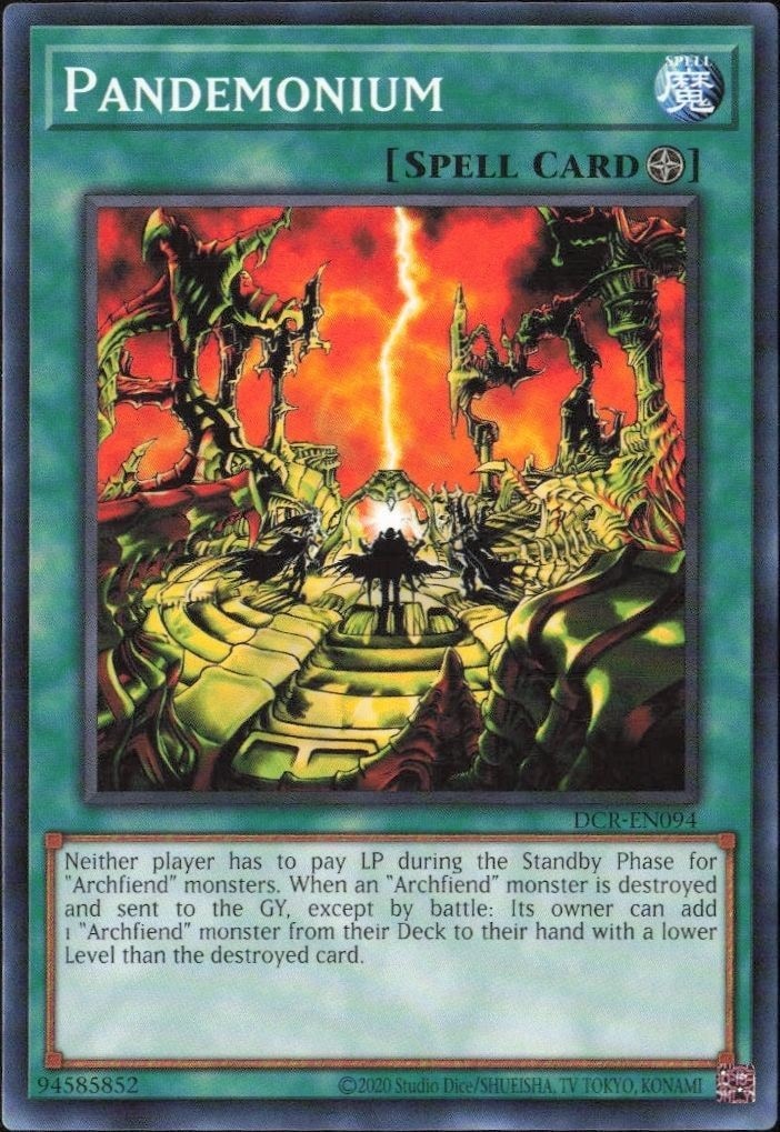 2023 Yu-Gi-Oh! Dark Crisis Pandemonium #DCR-EN094 Yu-Gi-Oh! card front