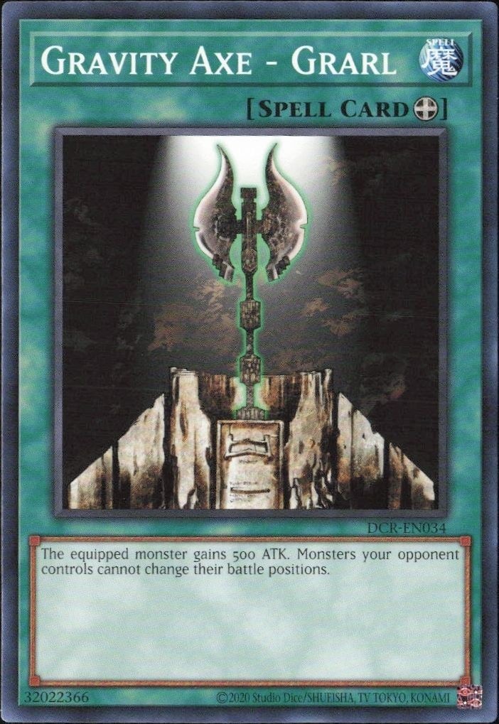 2023 Yu-Gi-Oh Dark Crisis Gravity Axe - Grarl #DCR-EN034 trading card