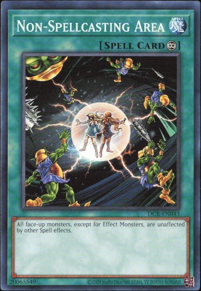 2023 Yu-Gi-Oh! Dark Crisis Non-Spellcasting Area #DCR-EN043 Yu-Gi-Oh! card front