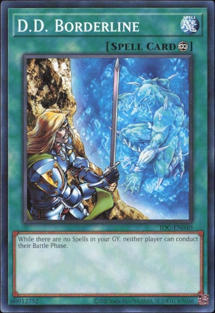 2023 Yu-Gi-Oh! Invasion of Chaos D.D. Borderline #IOC-EN040 Yu-Gi-Oh! card front
