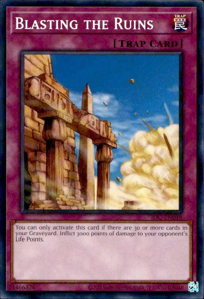2023 Yu-Gi-Oh! Invasion of Chaos Blasting The Ruins #IOC-EN048 Yu-Gi-Oh! card front