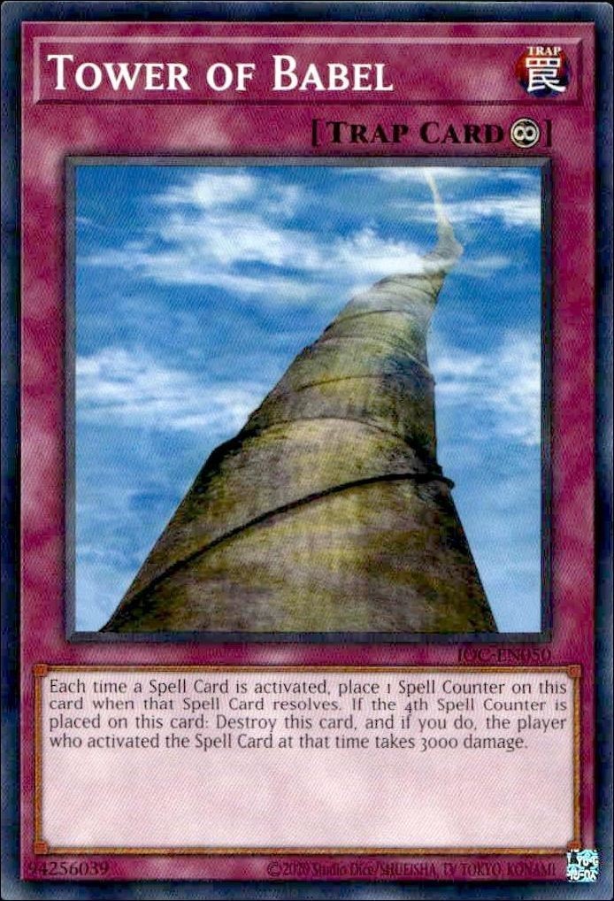 2023 Yu-Gi-Oh! Invasion of Chaos Tower Of Babel #IOC-EN050 Yu-Gi-Oh! card front