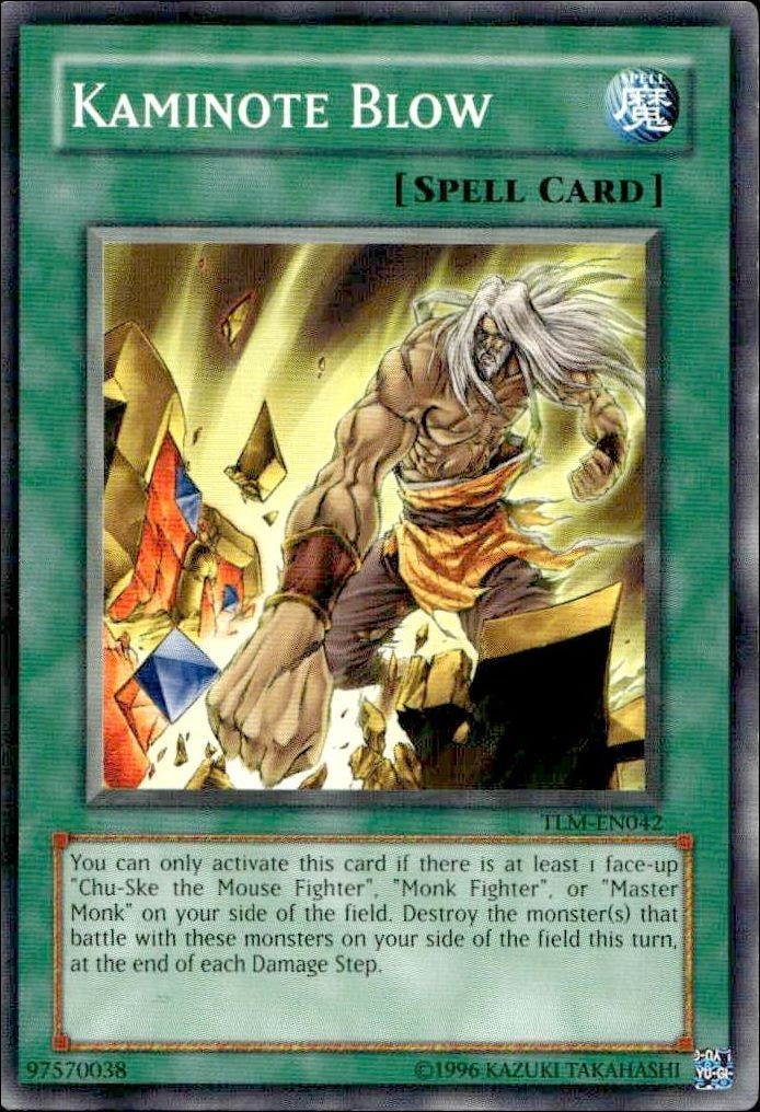 2005 Yu-Gi-Oh! the Lost Millennium Kaminote Blow #TLM-EN042 Yu-Gi-Oh! card front