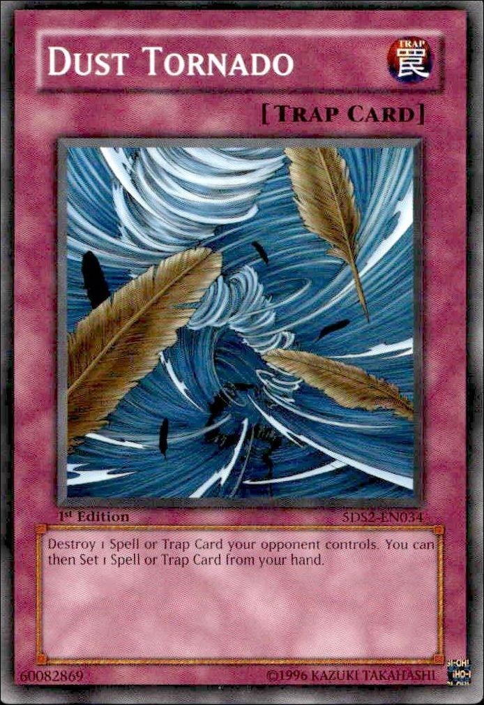 2005 Yu-Gi-Oh! Structure Deck: Fury From the Deep Dust Tornado #SD4-EN026 Yu-Gi-Oh! card front
