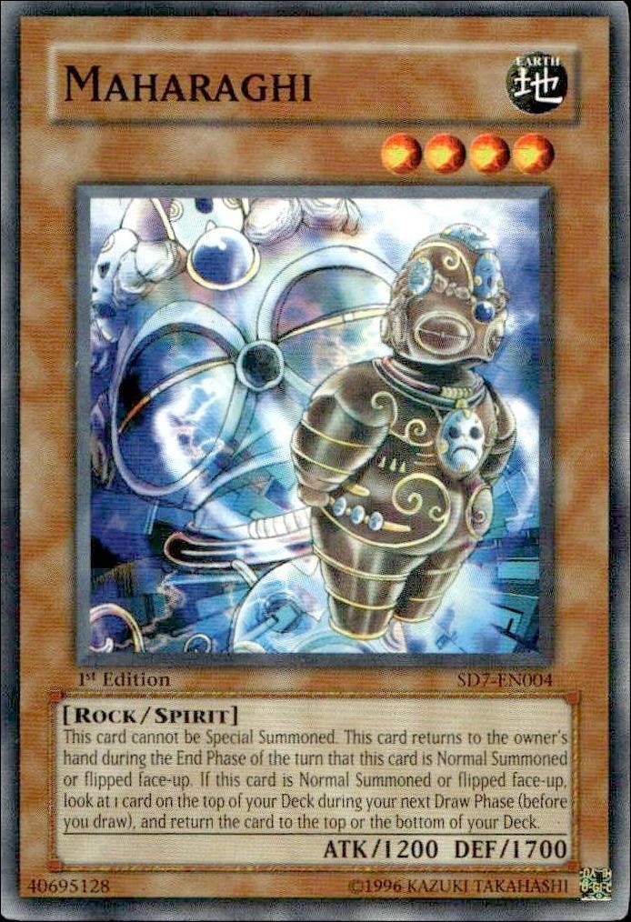 2005 Yu-Gi-Oh! Structure Deck: Invincible Fortress Maharaghi #SD7-EN004 Yu-Gi-Oh! card front
