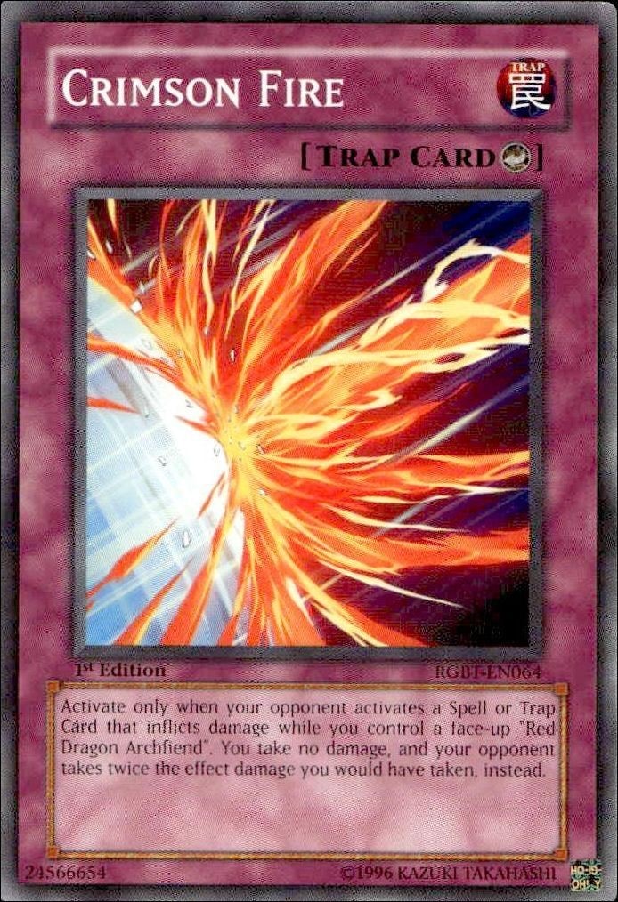 2009 Yu-Gi-Oh! Raging Battle Crimson Fire #RGBT-EN064 Yu-Gi-Oh! card front