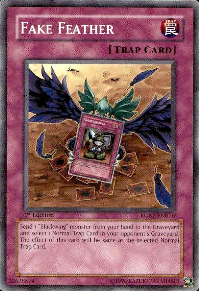 2009 Yu-Gi-Oh! Raging Battle Fake Feather #RGBT-EN070 Yu-Gi-Oh! card front