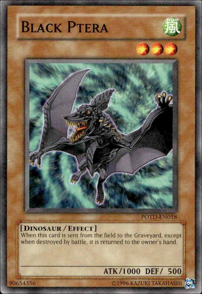2006 Yu-Gi-Oh Power of the Duelist Black Ptera #POTD-EN018 trading card