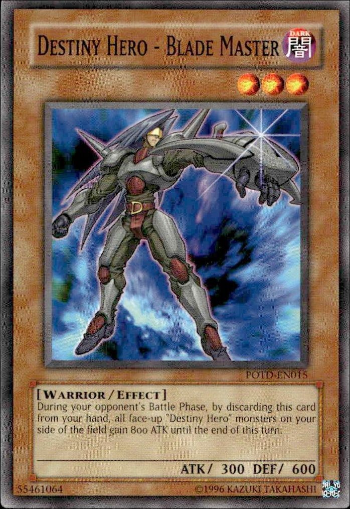 2006 Yu-Gi-Oh! Power of the Duelist Destiny Hero #POTD-EN015 Yu-Gi-Oh! card front