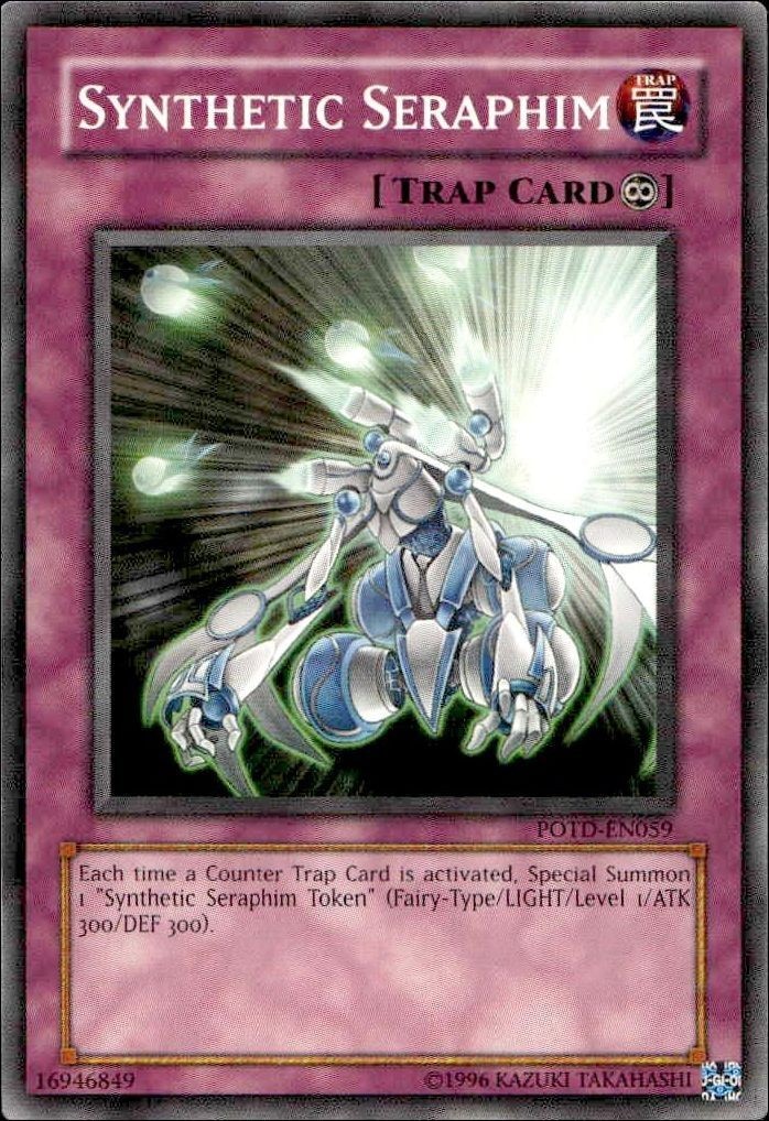 2006 Yu-Gi-Oh Power of the Duelist Synthetic Seraphim #POTD-EN059 trading card