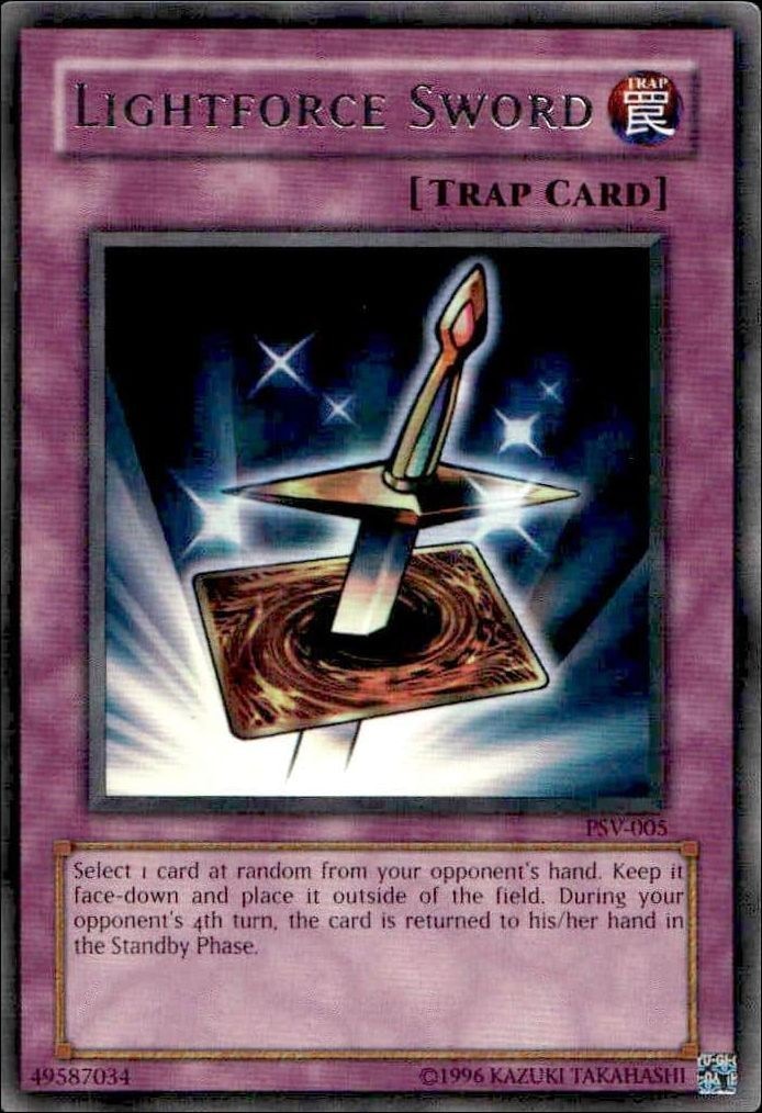2002 Yu-Gi-Oh! Pharaoh's Servant Lightforce Sword #PSV-005 Yu-Gi-Oh! card front