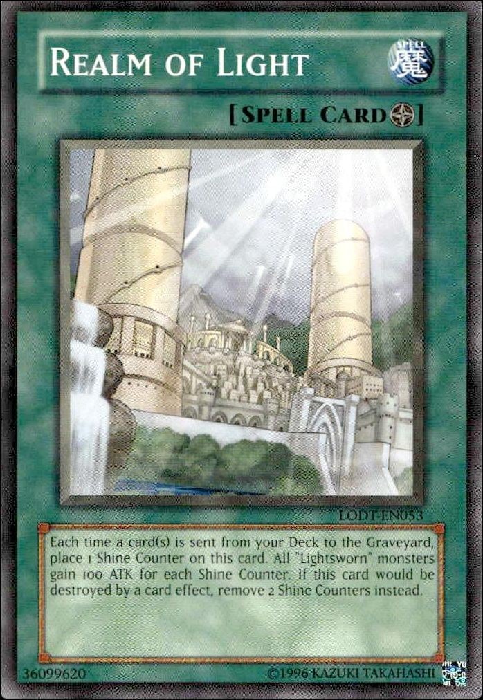 2008 Yu-Gi-Oh! Light of Destruction Realm Of Light #LODT-EN053 Yu-Gi-Oh! card front