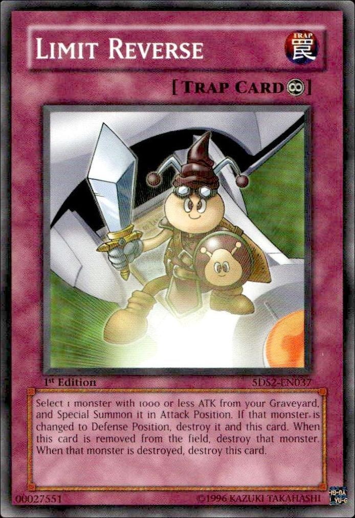 2008 Yu-Gi-Oh Light of Destruction Limit Reverse #LODT-EN063 trading card