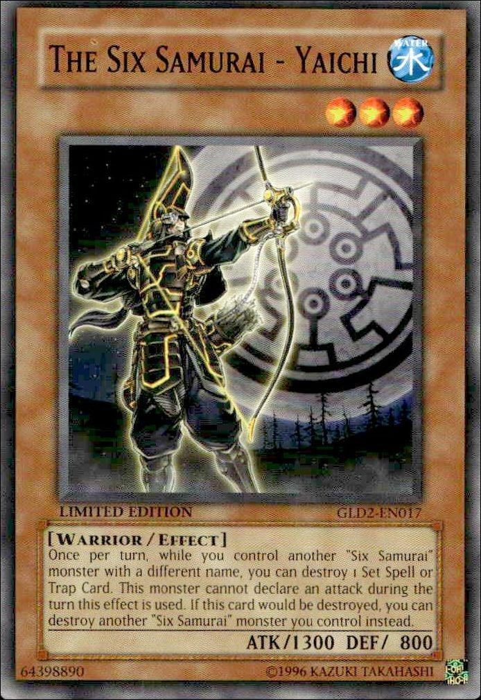 2009 Yu-Gi-Oh! Gold Series 2009 The Six Samurai #GLD2-EN017 Yu-Gi-Oh! card front